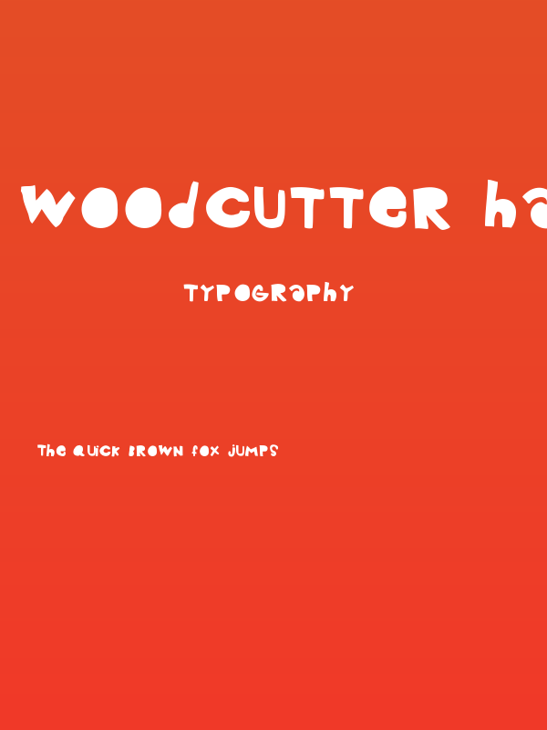woodcutter hand2015 Poster