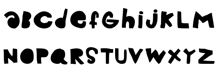 woodcutter hand2015 Font LOWERCASE