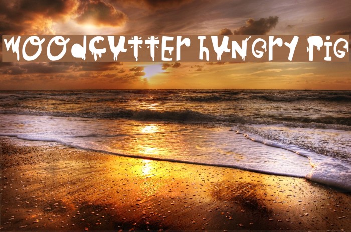 woodcutter hungry pig Example 1