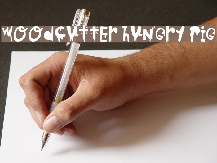 woodcutter hungry pig Example 2