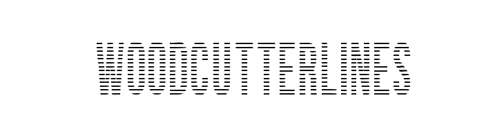 woodcutter lines  免费字体下载