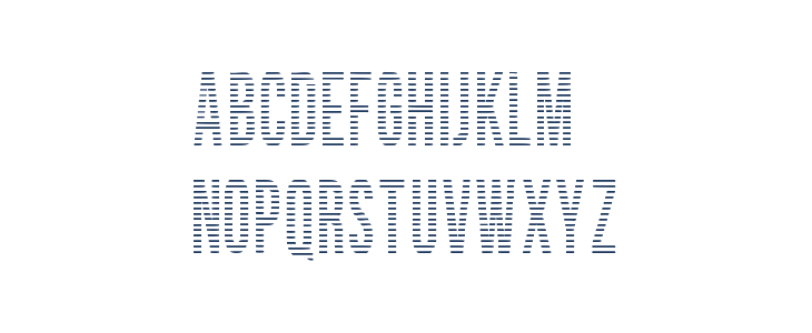 woodcutter lines Lowercase