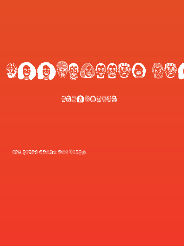 woodcutter people faces vol2 Poster