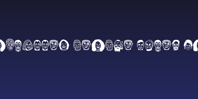 woodcutter people faces vol2 Social Header