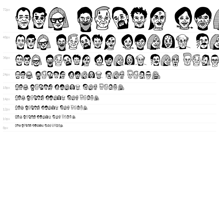 woodcutter people faces vol2 Waterfall