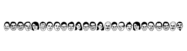 woodcutter people faces vol3  Frei Schriftart Herunterladen