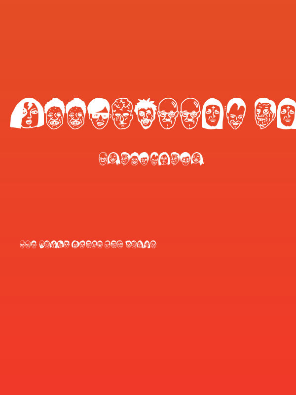 woodcutter people faces vol3 Poster