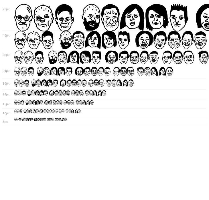 woodcutter people faces vol3 Waterfall