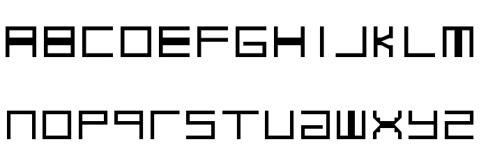 word building Regular 字体 小写