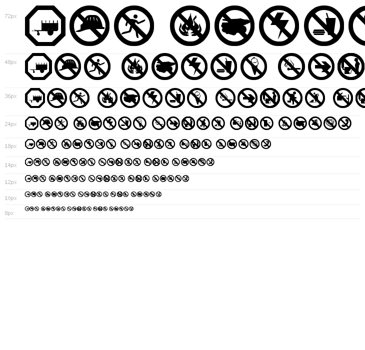 working signs tfb Waterfall