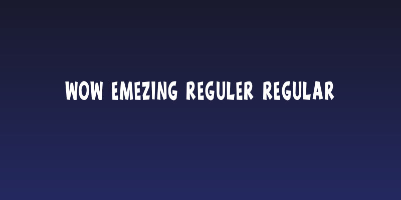 wow emezing reguler Regular Social Header