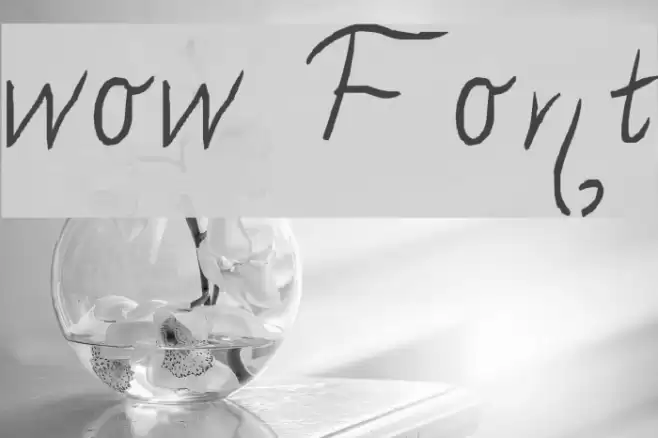 wow フォント examples