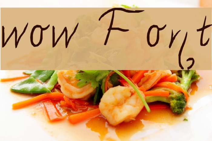 wow Font examples