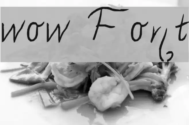 wow フォント examples