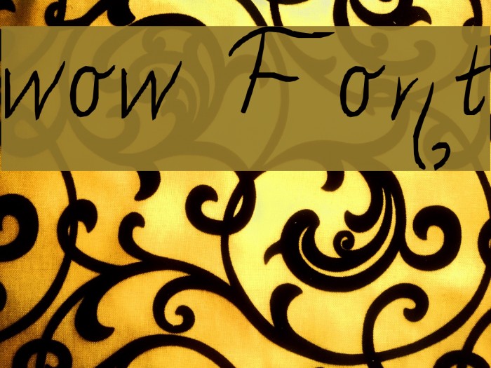 how to mod wow font