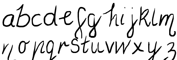 wow Font LOWERCASE