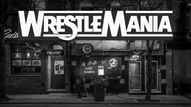 WRESTLEMANIA Font examples