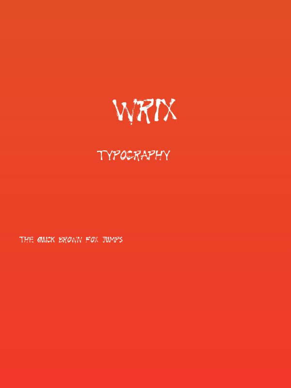 WRIX Poster