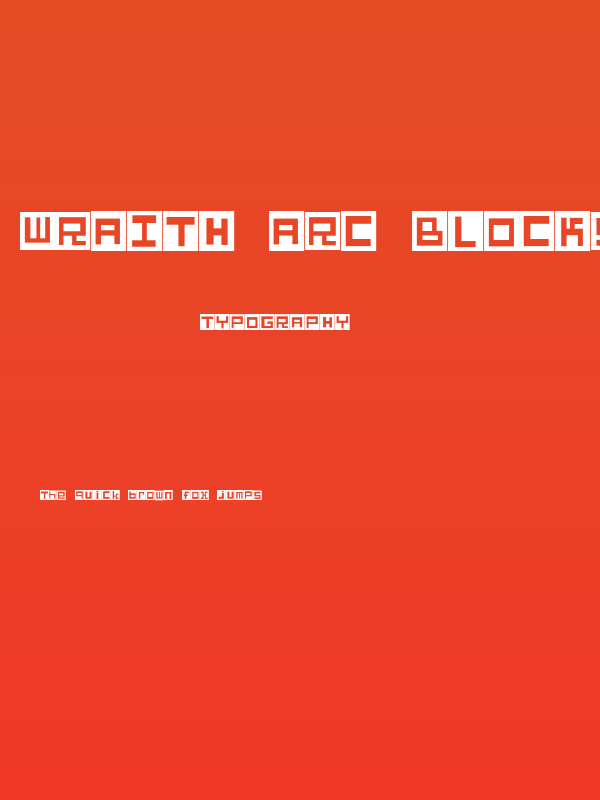 Wraith Arc Blocks Poster