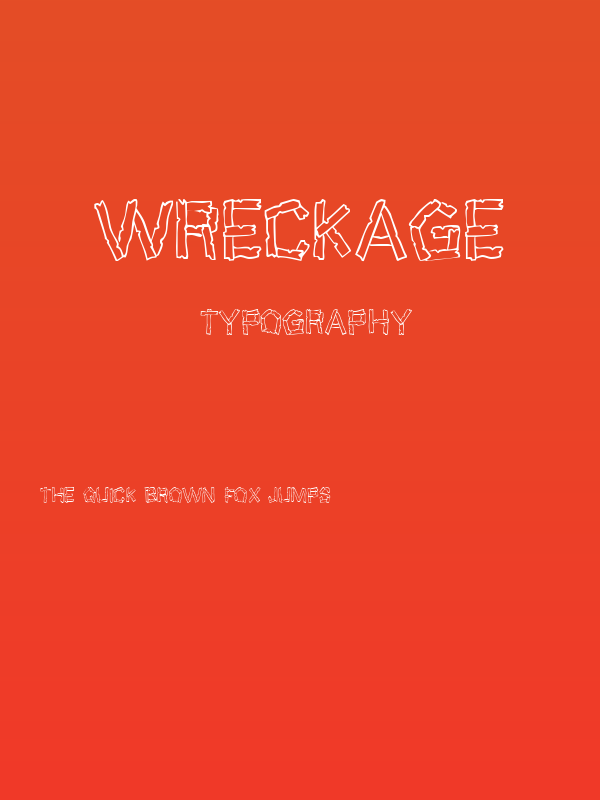 Wreckage Poster