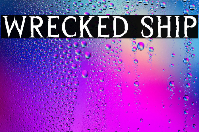 Wrecked Ship Example 1