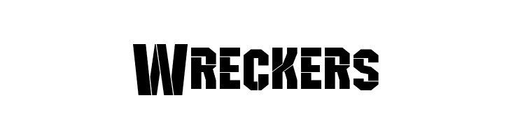 Wreckers  Free Fonts Download