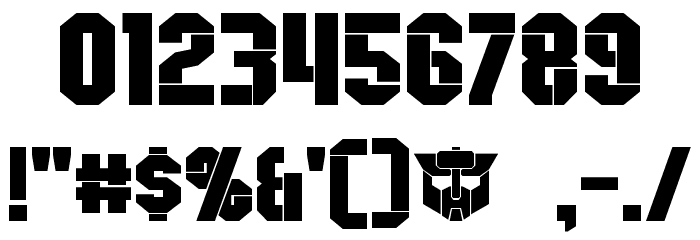 Wreckers Font OTHER CHARS
