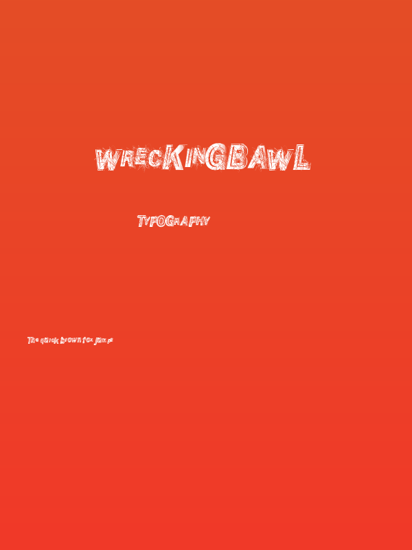 WreckingBawl Poster