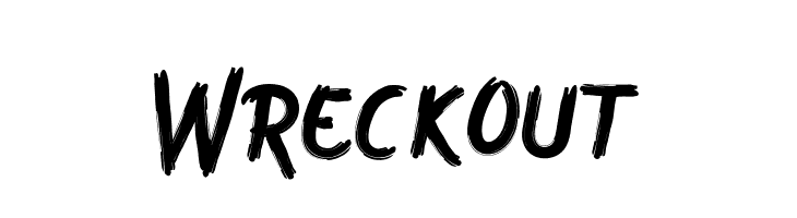 Wreckout  font caratteri gratis