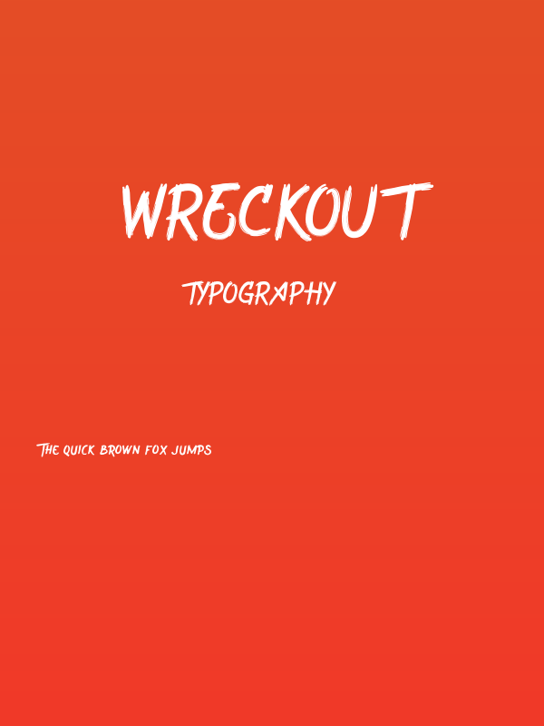 Wreckout Poster