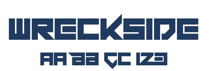 Wreckside Font Preview
