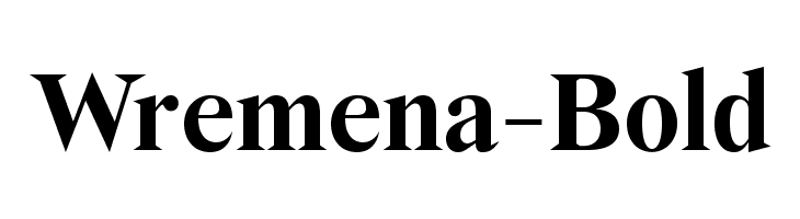 Wremena-Bold Font