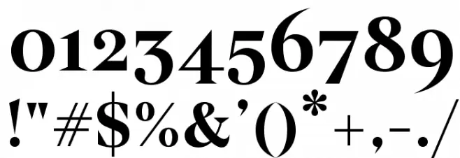 Wremena-Bold Font OTHER CHARS