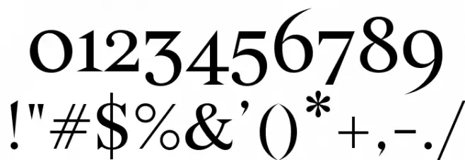 Wremena Font OTHER CHARS