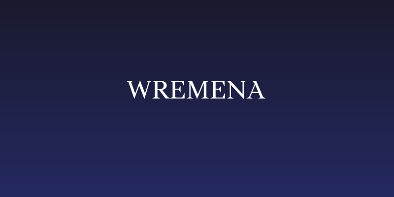Wremena Social Header