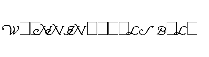 Wrenn Initials Bold Font
