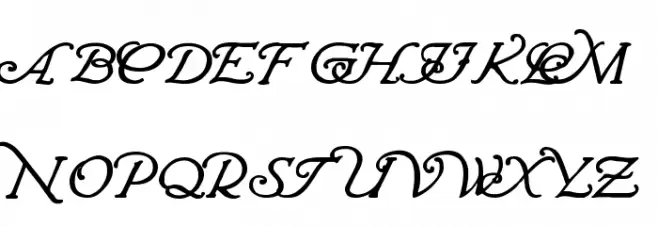 Wrenn Initials Bold फ़ॉन्ट अपरकेस