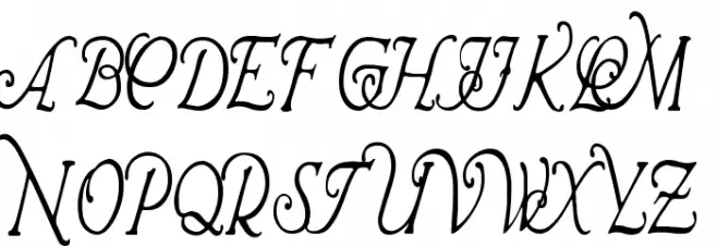 Wrenn Initials Condensed 字体 大写