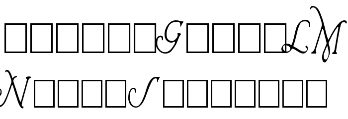 Wrenn Initials Condensed Font LOWERCASE