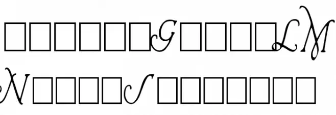 Wrenn Initials Condensed Font LOWERCASE