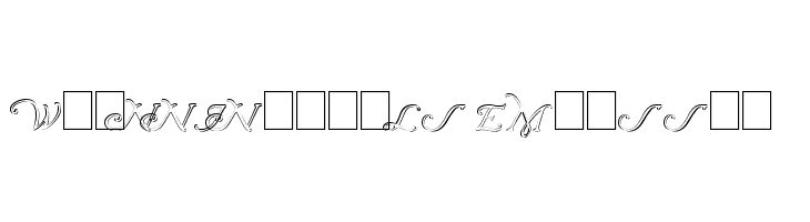 Wrenn Initials Embossed Font