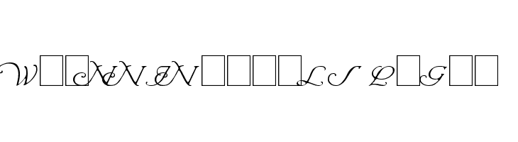 Wrenn Initials Light Font
