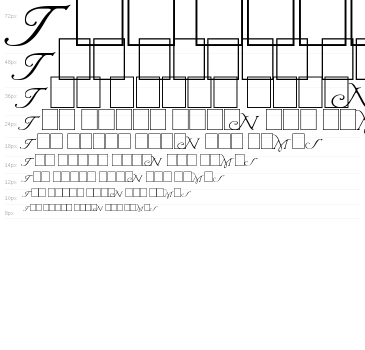 Wrenn Initials Light Waterfall