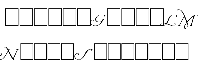 Wrenn Initials Light Font LOWERCASE