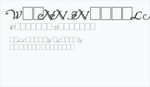 Wrenn Initials Shadowed Business Card