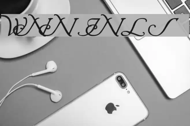 Wrenn Initials Font examples