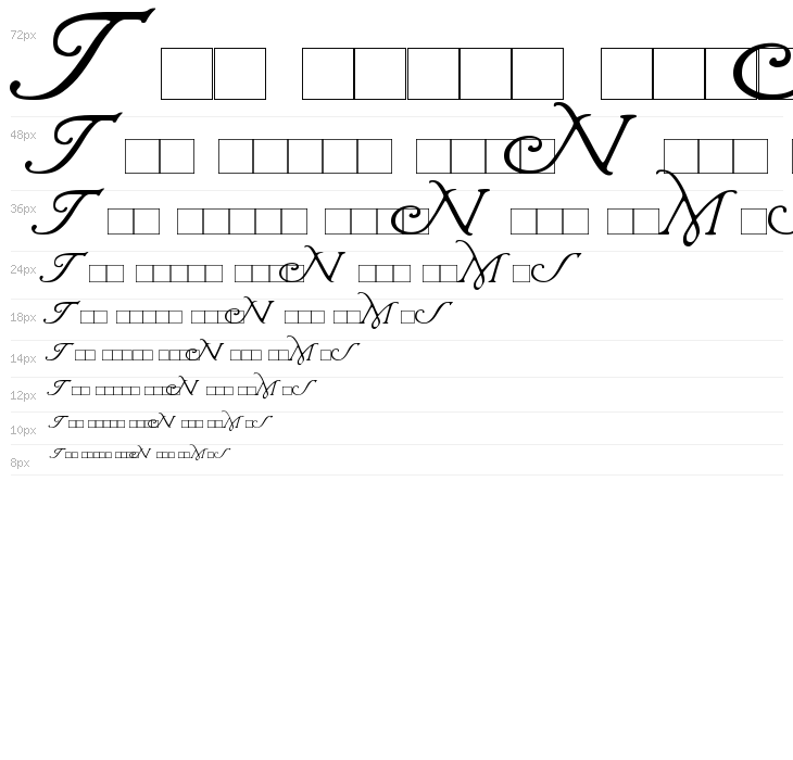 Wrenn Initials Waterfall