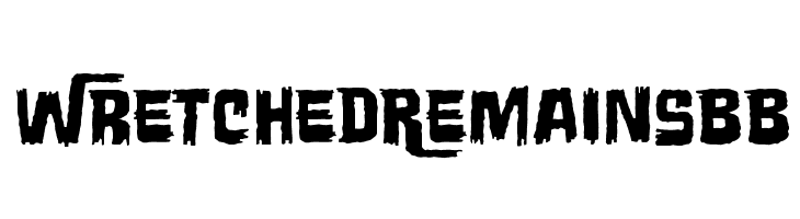 WretchedRemainsBB  Free Fonts Download