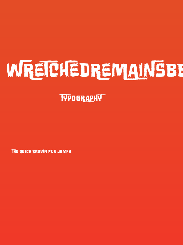 WretchedRemainsBB Poster