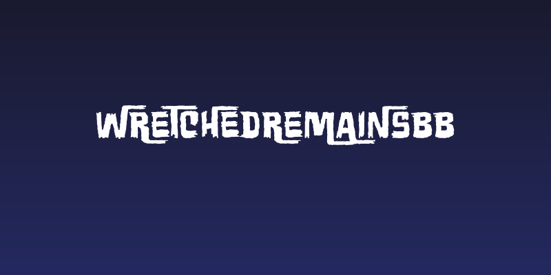 WretchedRemainsBB Social Header
